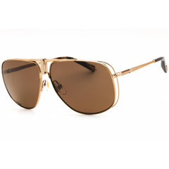 Chopard Men's Sunglasses - Shiny Grey Gold Metal Aviator Full Rim Frame | SCHG91V 8FFP