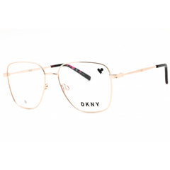 DKNY Women's Eyeglasses - Rose Gold Metal Square Shape Full Rim Frame | DK1031 770