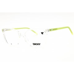 DKNY Women's Eyeglasses - Crystal Clear Injected Propionate Cat Eye Frame | DK5052 000