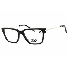 DKNY Women's Eyeglasses - Black Acetate Rectangular Shape Full Rim Frame | DK7012 001