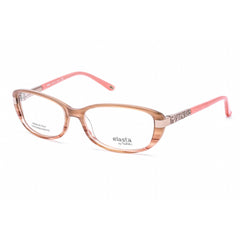 Elasta Women's Eyeglasses - Neutral Fade Plastic Oval Full Rim Frame | 5806 0G8N 00