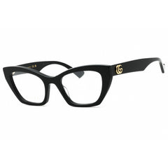 Gucci Women's Eyeglasses - Black Acetate Cat Eye Shape Full Rim Frame | GG1334O 001