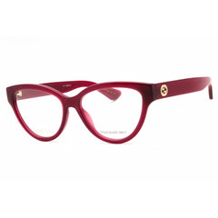 Gucci Women's Eyeglasses - Fuchsia Injected Propionate Cat Eye Full Rim | GG1581O 003
