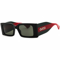 Gucci Women's Sunglasses - Black/Green Acetate Rectangular Shape Frame | GG1860S 001