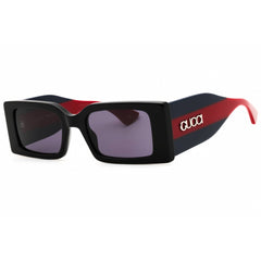 Gucci Women's Sunglasses - Black Acetate Rectangular Full Rim Frame | GG1860S 004
