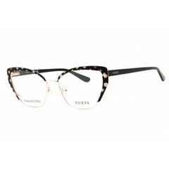 Guess Women's Eyeglasses - Black/Other Metal Cat Eye Full Rim Frame | GU50122 005