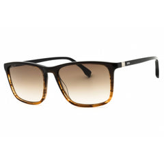 Hugo Boss Men's Sunglasses - Brown Horn Plastic Square Full Rim | BOSS 1434/S 0EX4 HA