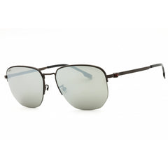 Hugo Boss Men's Sunglasses - Matte Dark Ruthenium Metal Frame | BOSS 1538/F/SK 0R80 T4