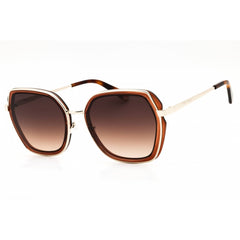 Kenneth Cole New York Women's Sunglasses - Shiny Dark Brown Full Rim | KC00002 48F