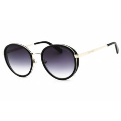 Kenneth Cole New York Women's Sunglasses - Shiny Black Round Full Rim | KC00006 01B