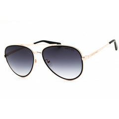 Kenneth Cole New York Women's Sunglasses - Gold Metal Aviator Full Rim | KC00023 32B