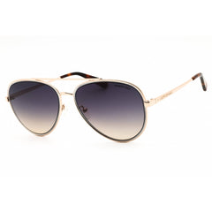 Kenneth Cole New York Women's Sunglasses - Gold Metal Aviator Full Rim | KC00023 32W