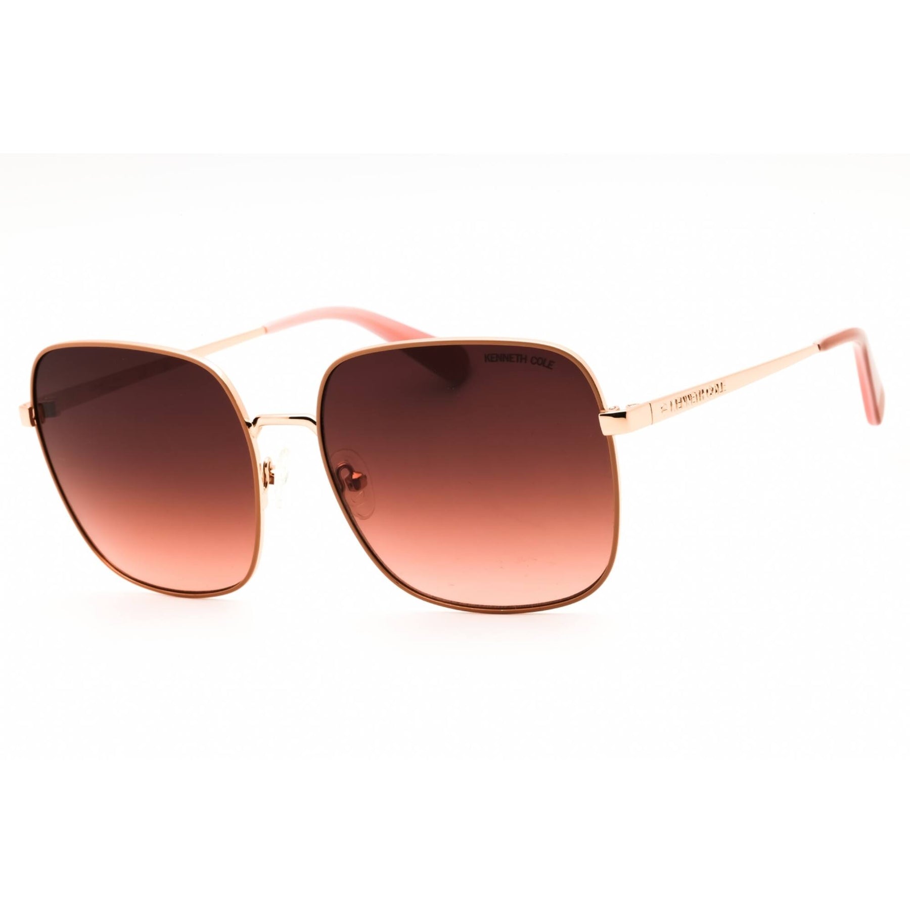 KENNETH COLE New York Sunglasses 28T, Shiny Rose Gold Kenneth Cole Reaction Sunglasses & Sunglasses Accessories  main image 3