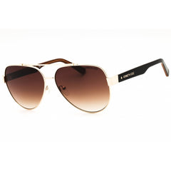 Kenneth Cole New York Men's Sunglasses - Gold Metal Aviator Shape Frame | KC00034 32F