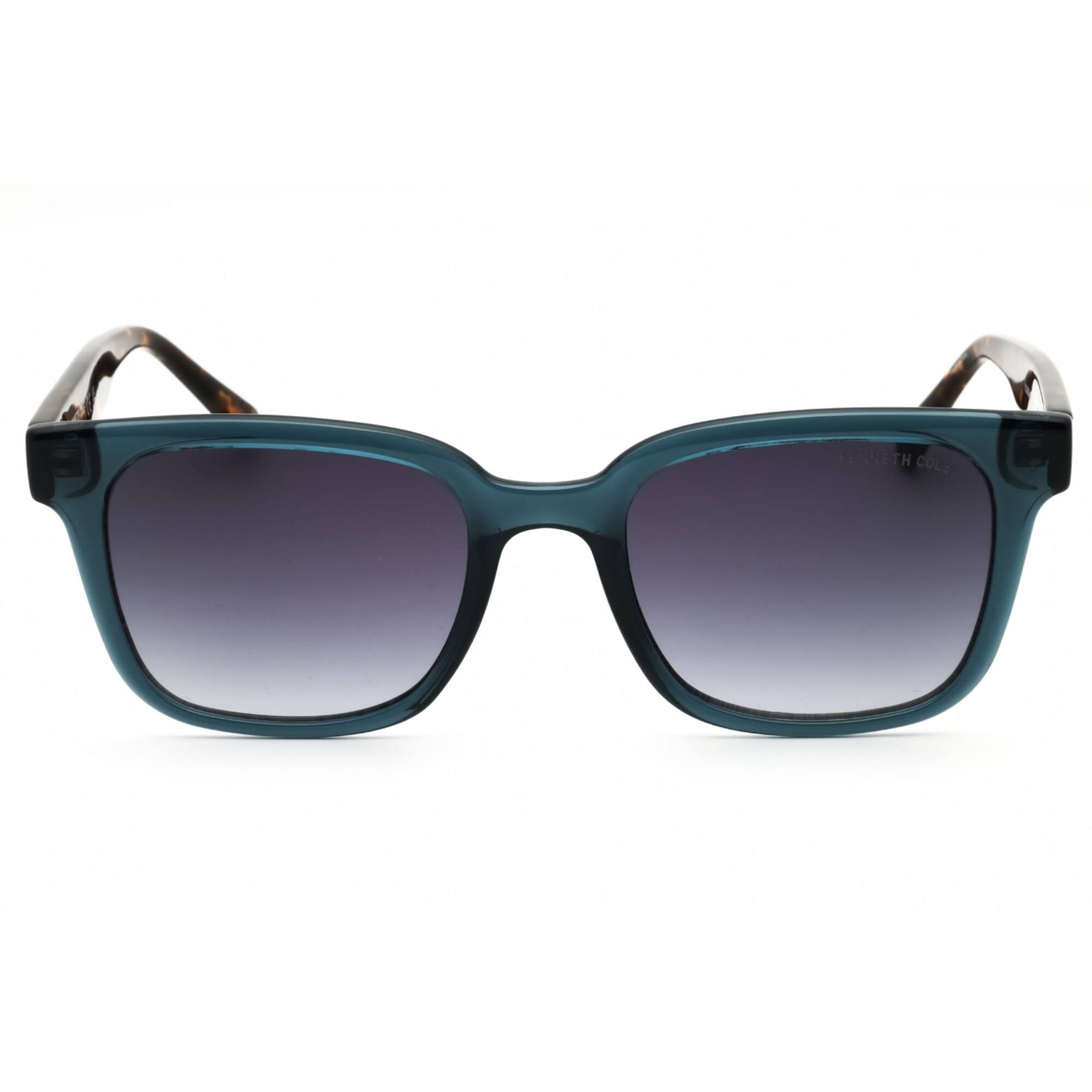 NWT Kenneth Cole New York KC00039-90B Blue Rectangle 51mm Sunglasses Kenneth Cole New York Smoke Gradient Square Men main image 2