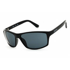 Kenneth Cole Reaction Men's Sunglasses - Shiny Black Rectangular Frame | KC1384 01A