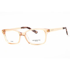 Liz Claiborne Women's Eyeglasses - Peach Plastic Cat Eye Shape Frame | L 441 0733 00