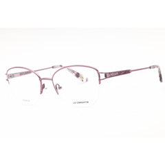 Liz Claiborne Women's Eyeglasses - Lilac Metal Cat Eye Half Rim Frame | L 674T 0789 00