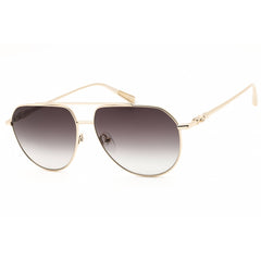 Longchamp Women's Sunglasses - Gold Metal Aviator Shape Full Rim Frame | LO174S 723