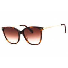 Longchamp Women's Sunglasses - Havana Acetate Cat Eye Full Rim Frame | LO660S 214