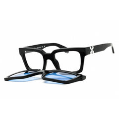 Off-White Men's Sunglasses - Black Acetate Square Frame | CLIP ON OERI14CC99PLA0011045