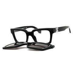 Off-White Men's Sunglasses - Black Acetate Square Frame | CLIP ON OERI14CC99PLA0011007