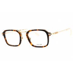 Police Men's Eyeglasses - Shiny Rose Gold Metal Square Full Rim Frame | VPLL73 300Y