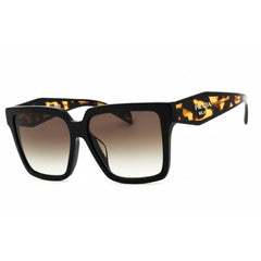 Prada Women's Sunglasses - Black Plastic Square Full Rim Frame | 0PR 24ZSF 1AB0A7