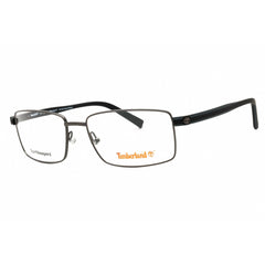 Timberland Men's Eyeglasses - Shiny Gunmetal Metal Rectangular Full Rim | TB1820 008