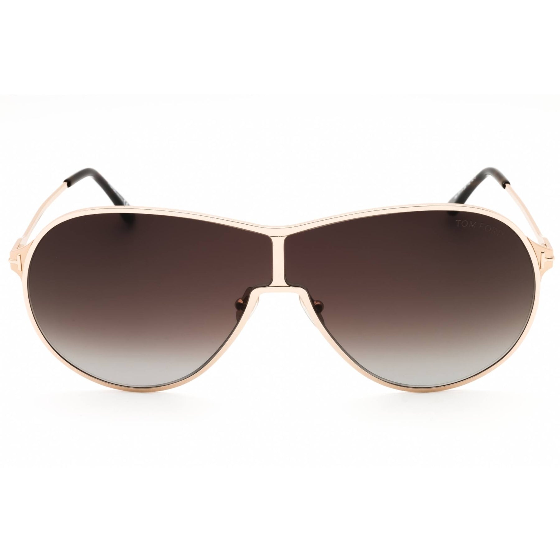Tom Ford Unisex Sunglasses - Shiny Rose Gold Metal Oversized  display picture 2