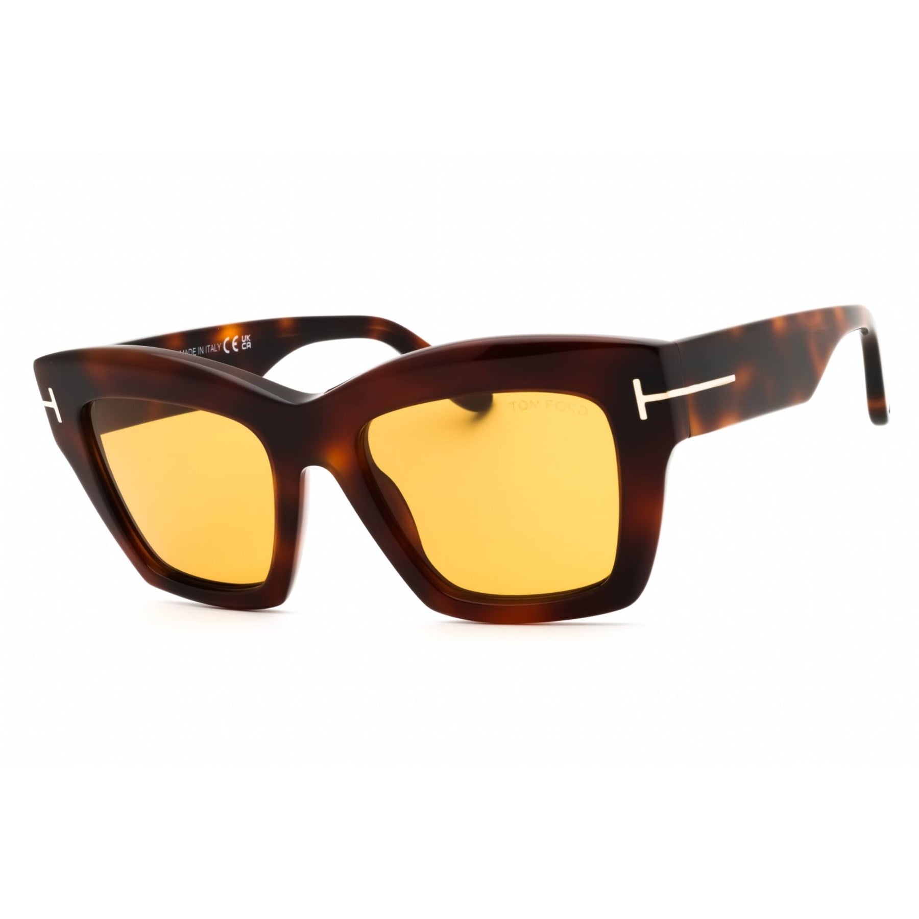 Tom Ford FT1191 Sunglasses Blonde Havana Acetate Cat-Eye Tom Ford Luna Sunglasses FT1191 53E Blonde Havana - eye-oo.com main image 3