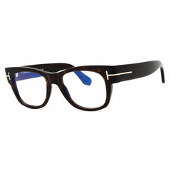 Tom Ford Men's Eyeglasses - Dark Havana Acetate Square Full Rim Frame | FT5040-B 052