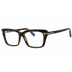 Tom Ford Women's Eyeglasses - Dark Havana Acetate Cat Eye Shape Frame | FT5894-B 052