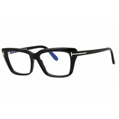 Tom Ford Women's Eyeglasses - Shiny Black Acetate Cat Eye Shape Frame | FT5894-B 001