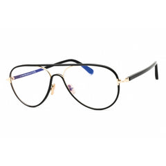 Tom Ford Men's Eyeglasses - Shiny Black Metal Aviator Full Rim Frame | FT5897-B 001