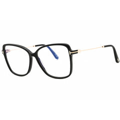 Tom Ford Women's Eyeglasses - Shiny Black Acetate Butterfly Full Rim | FT5953-B 001