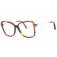 Tom Ford Women's Eyeglasses - Blonde Havana Acetate Butterfly Full Rim | FT5953-B 053