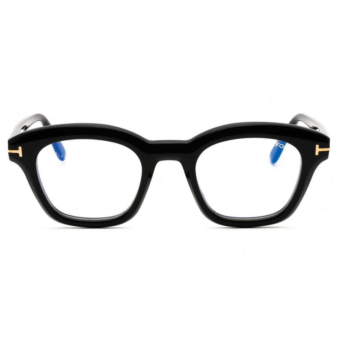 Tom Ford Woman Eyeglasses Black Crystal Blue Light Block Cat Eye FT5954-B 003 Tom Ford Tom Ford Woman Eyeglasses Cat Eye FT5954-B 003 NEW  main image 3