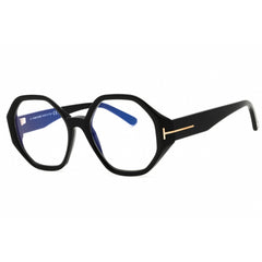 Tom Ford Women's Eyeglasses - Shiny Black Acetate Geometric Full Rim | FT5967-B 001