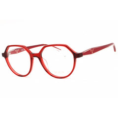 Tous Women's Eyeglasses - Shiny Transparent Red Acetate Pantos Full Rim | VTOB56 06NL