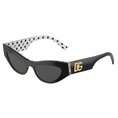 Dolce & Gabbana Women's Sunglasses - Black Acetate Cat Eye Full Rim | 0DG4450-331687