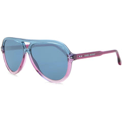Isabel Marant Women's Sunglasses - Teal Shaded Pink Pilot Full Rim | IM 0006/S 0NYD/KU