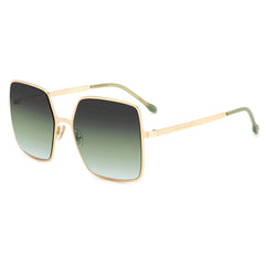 Isabel Marant Women's Sunglasses - Gold Green Metal Square Frame | IM 0102/S 0PEF/IB