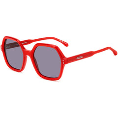 Isabel Marant Women's Sunglasses - Red Geometric Full Rim Frame | IM 0152/S 0C9A/UR