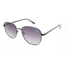 Quay Women's Sunglasses - Black Metal Square Full Rim Frame | BIG TIME RX BLK/SMKRX