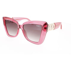 Quay Women's Sunglasses - Pink Plastic Butterfly Frame | CHAIN REACTION RX PNK/BRNRX