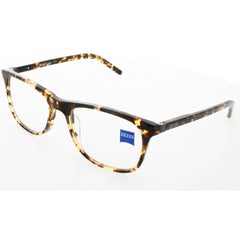 Zeiss ZS22503 242 Men's Amber Tortoise Acetate Full Rim Rectangular Shape Eyeglasses