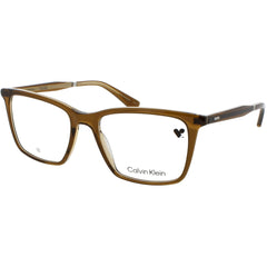 Calvin Klein Men's Eyeglasses - Taupe Plastic Full Rim Rectangular Frame | CK23514 260
