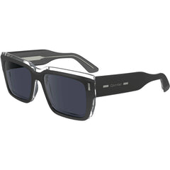 Calvin Klein Men's Sunglasses - Black Acetate Full Rim Rectangular | CK23538S 001