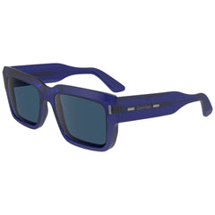Calvin Klein Men's Sunglasses - Blue Acetate Full Rim Square Frame | CK23538S 400